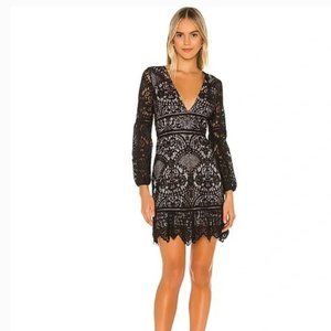 BB Dakota Black Lace Dress Size 0